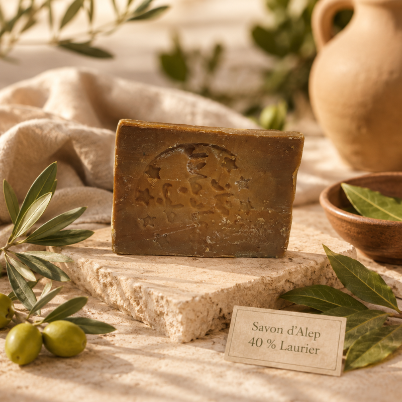 Savon d’Alep 40 % Laurier – Image 3